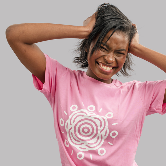 Pink Flower Graphic T-Shirt