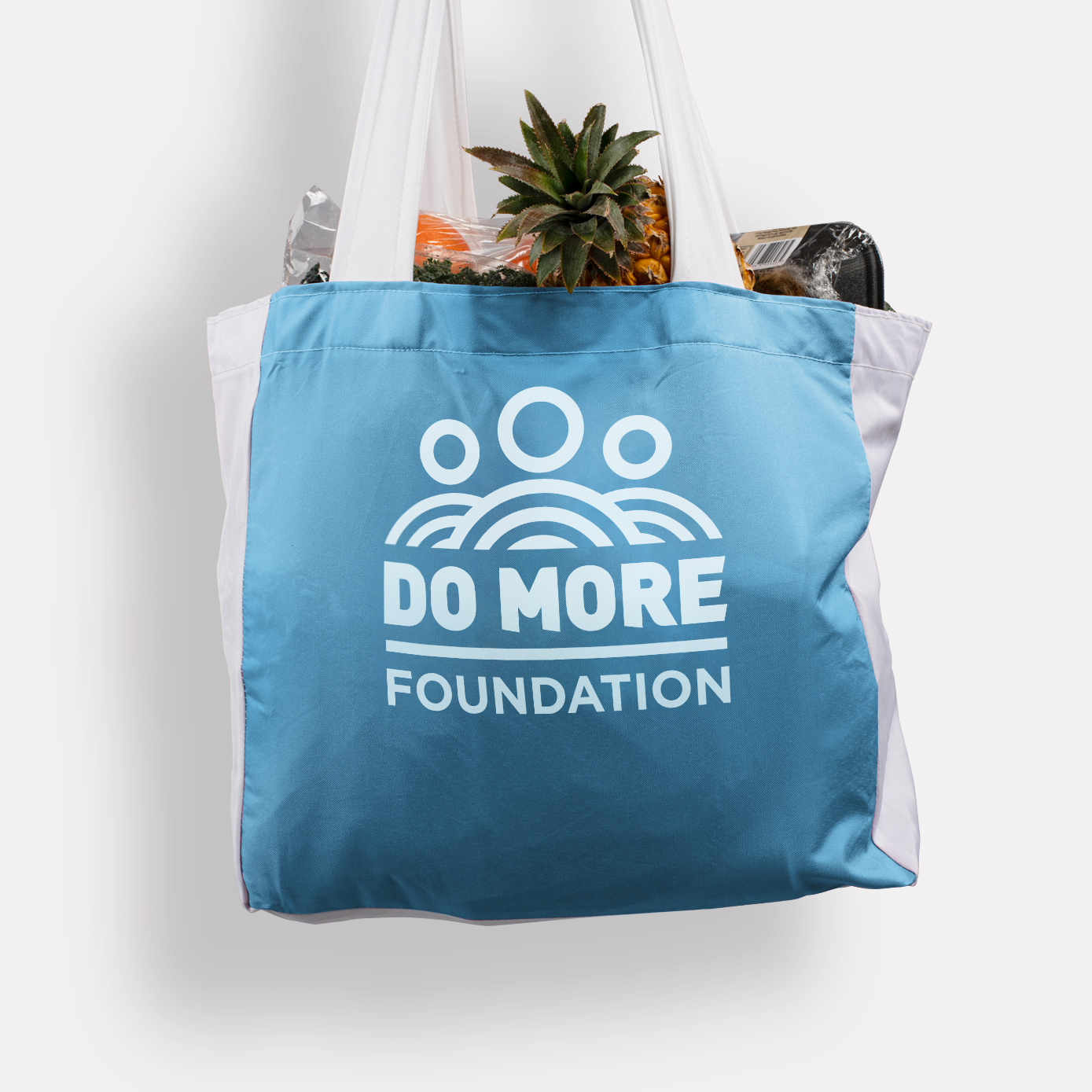 #DoMore Blue Shopper Bag