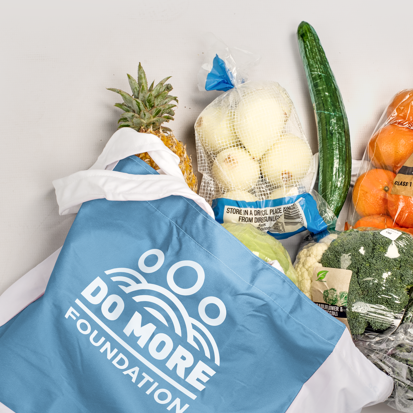 #DoMore Blue Shopper Bag